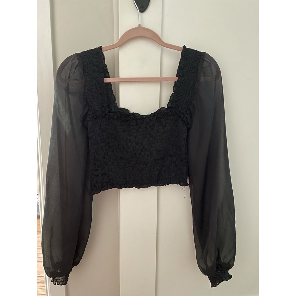 Dolls Kill Smocked CropTop